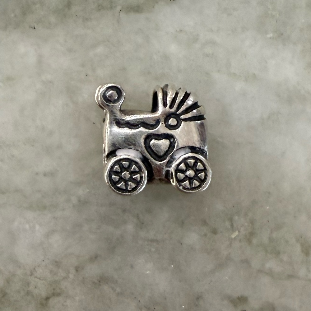 Pandora Silver Baby Carriage Bead